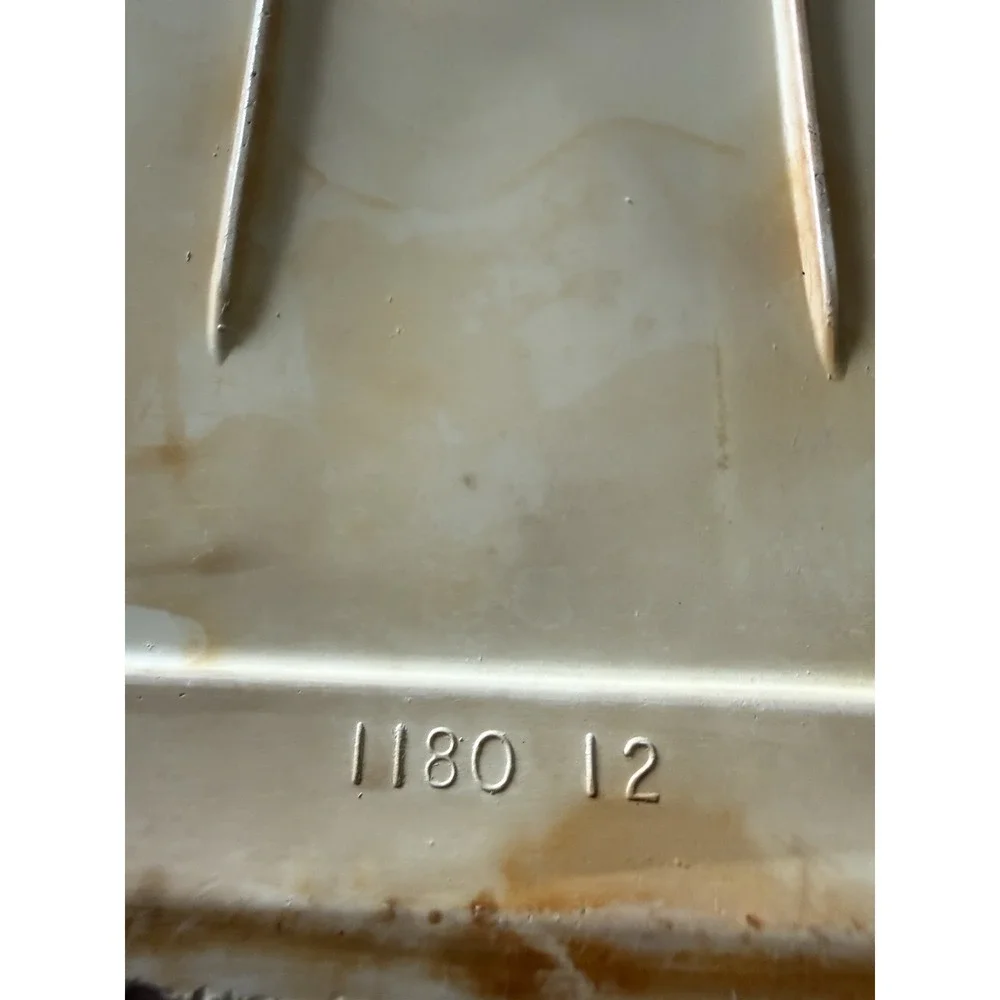 Vintage Rubbermaid‎ Dish Draining Tray - Almond/Beige - Model 1180 - Firm Rubber